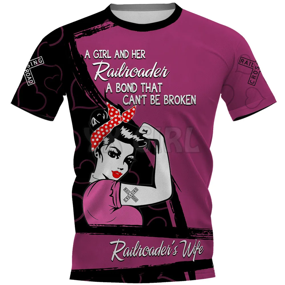 

2022 Summer A Girl And Her Railnoaden 3D All Over Printed T Shirts Funny Dog Tee Tops shirts Unisex