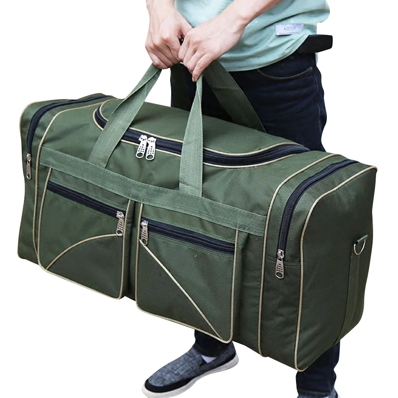 Men Travel Bags Nylon Waterproof 2 Colors Oxford Folding Travel Tote Bag Big Packing Cubes 30%OFF