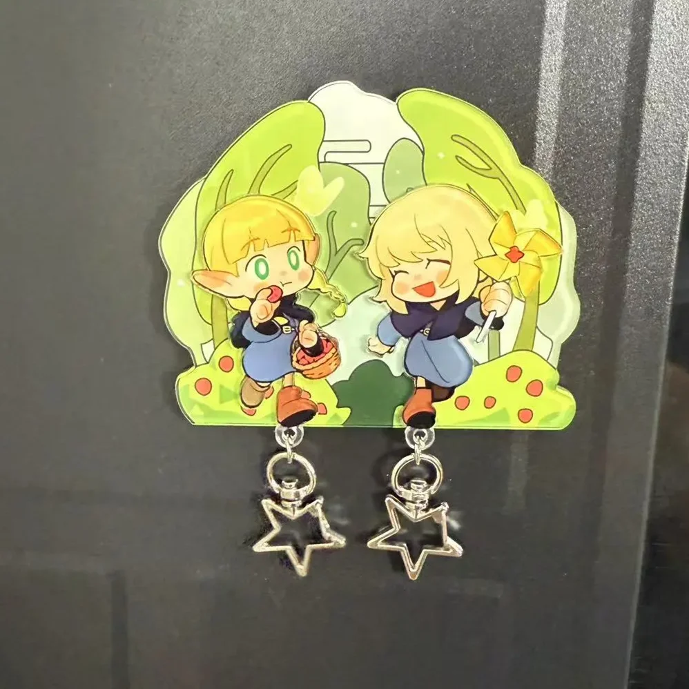 Аниме Delicious in Dungeon брелок для косплея наклейка на холодильник акриловый ключей