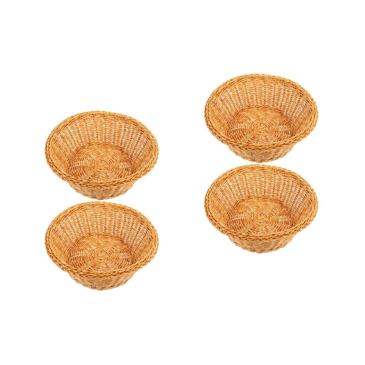 

Basket Fruit Woven Storagewicker Rattan Bread Holders Sundries Baskets Traysnack Egg Vegetable Container Garlic Table Collecting