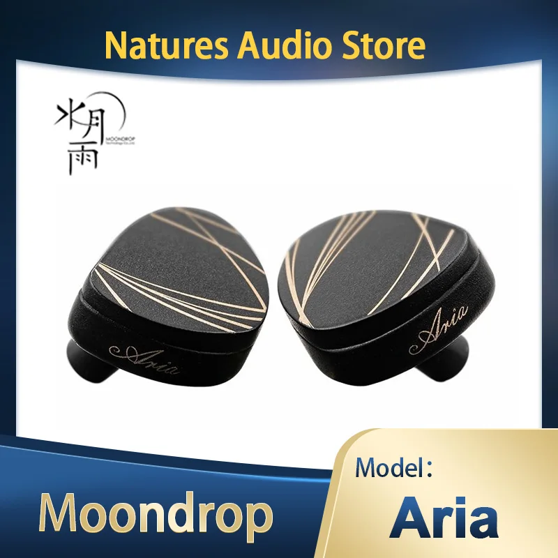 

MoonDrop Aria 2021 Earphones High Performance LCP Diaphragm Dynamic IEMs Earbuds with Detachable Cable