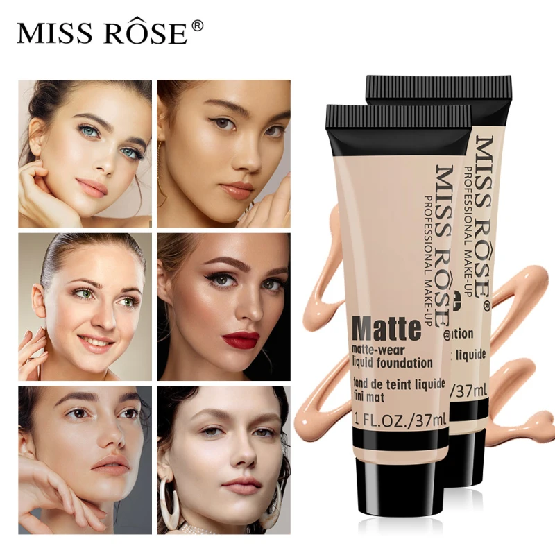 

Liquid Foundation Modify Skin Tone Cover Acne Spots Face Base Foundation Cream Brighten Face Matte Concealer Cosmetics 10 Colors