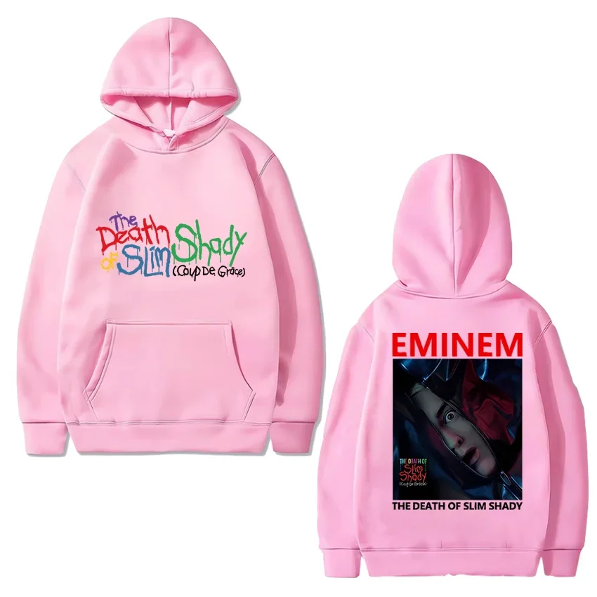 Лидер продаж 2024 года толстовка Eminem с принтом альбома Death of Slim мужская и женская