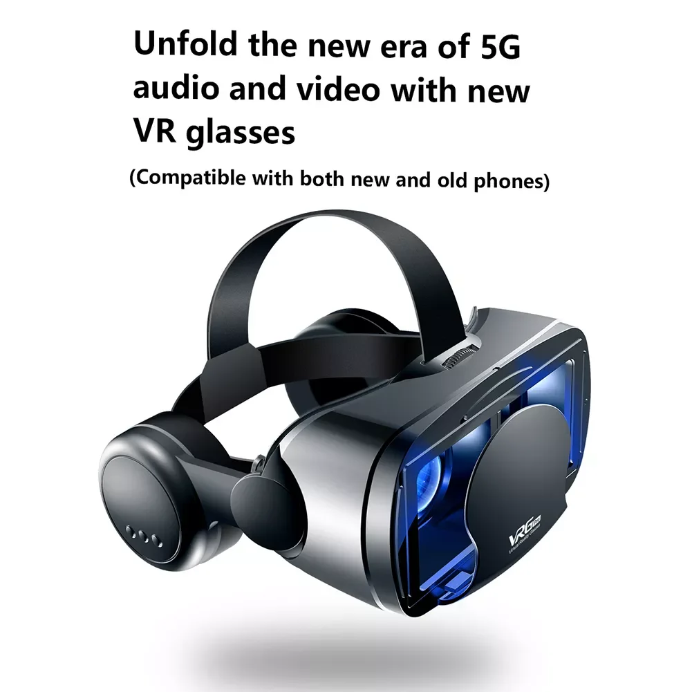 

Pro+ 3D VR Headset Wide-angle Smart Virtual Reality Glasses Helmet for 5-7 inch Smart Phone Video Game Binoculars