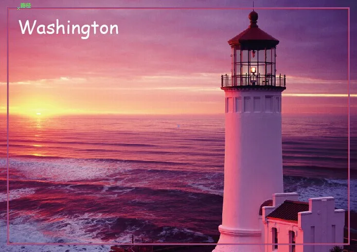 

Магниты на холодильник, маяк North Head, накидка для разочарования государственного парка, Вашингтон, США, туристический магнит 20708