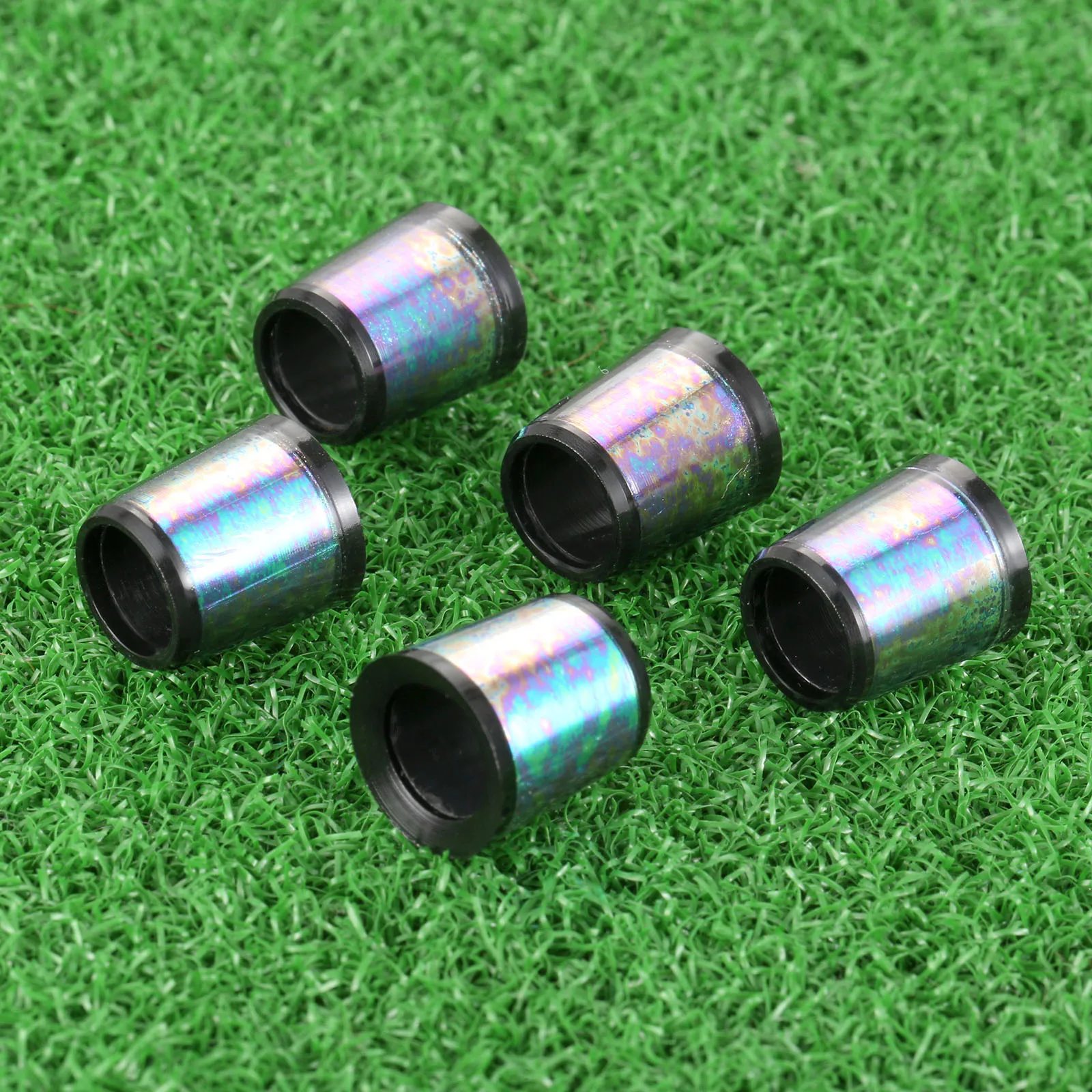 Ferrules 9.3x15x13.7mm Golf Sleeve Ferrule Replacements Colorful Golf Club Shafts Accessories Tip Size 0.370