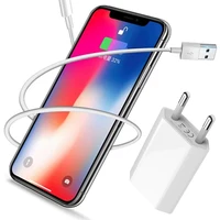 fast charging cable eu usb charger for iphone 11 12 13 pro xs max 6 6s 7 8 plus x xr se 5 5s 5c usb data cord charger cable kit