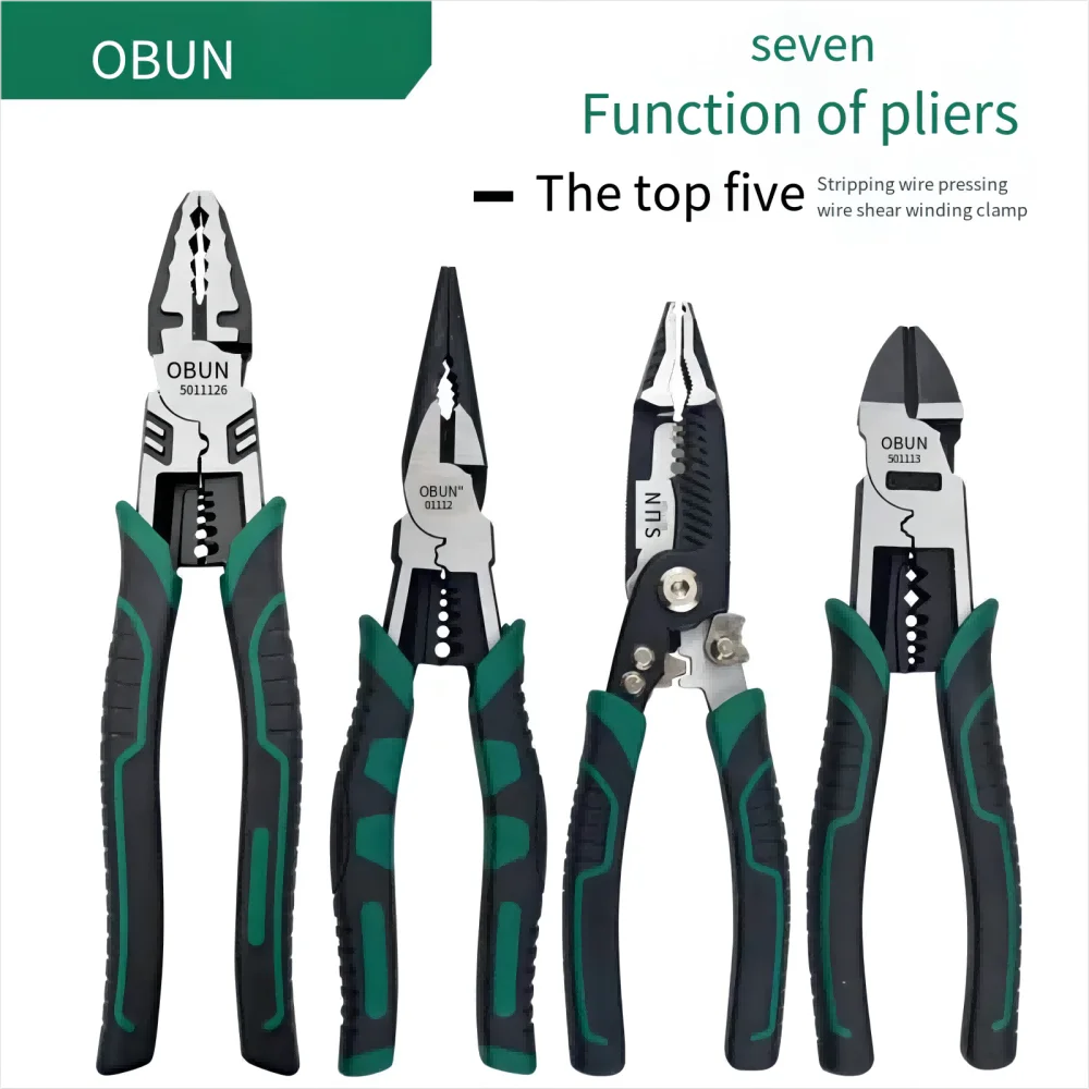 Industrial Grade vVse Multi-Function Wire Pliers Needle-Nose Pliers Crimping Pliers Diagonal Pliers Electrical Pliers006