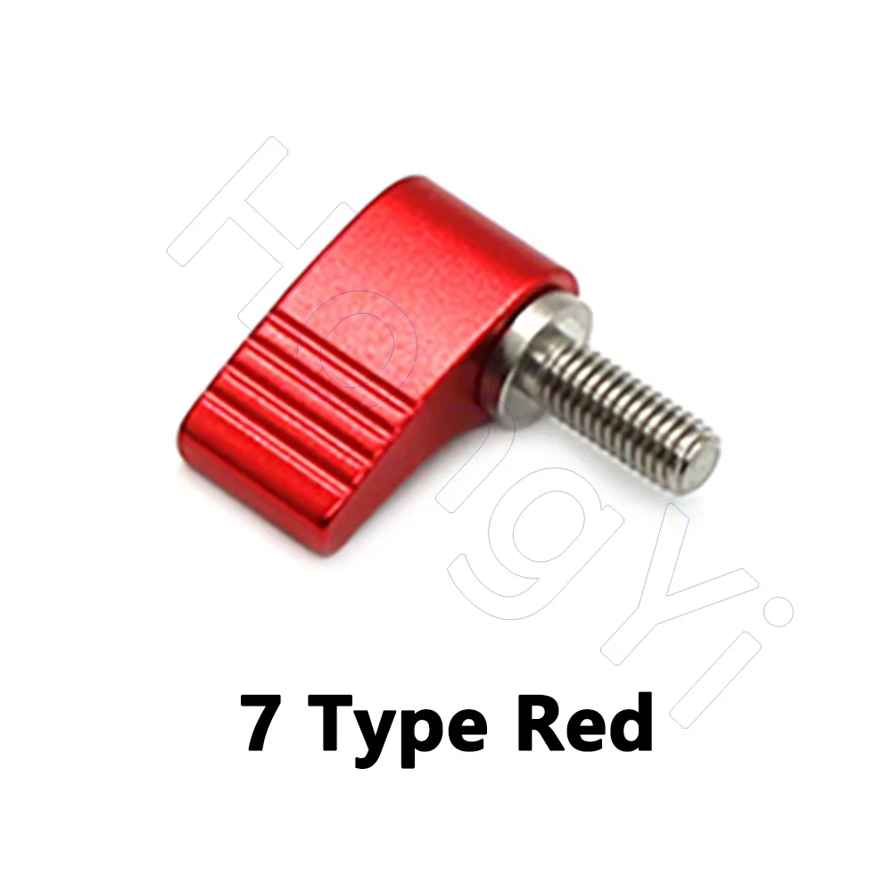 

1/2/5 шт. 7-типные винты с накатанной головкой M4 M5 M6 M8, затягивающий вручную винт, регулируемый винт в форме бабочки для слайдера рельса зеркальной фотокамеры