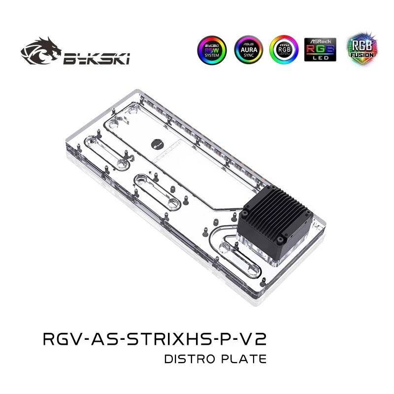 

Чехол Bykski для Asus Rog Strix Helios, чехол для Intel CPU Water Block и конструкция с одним графическим процессором