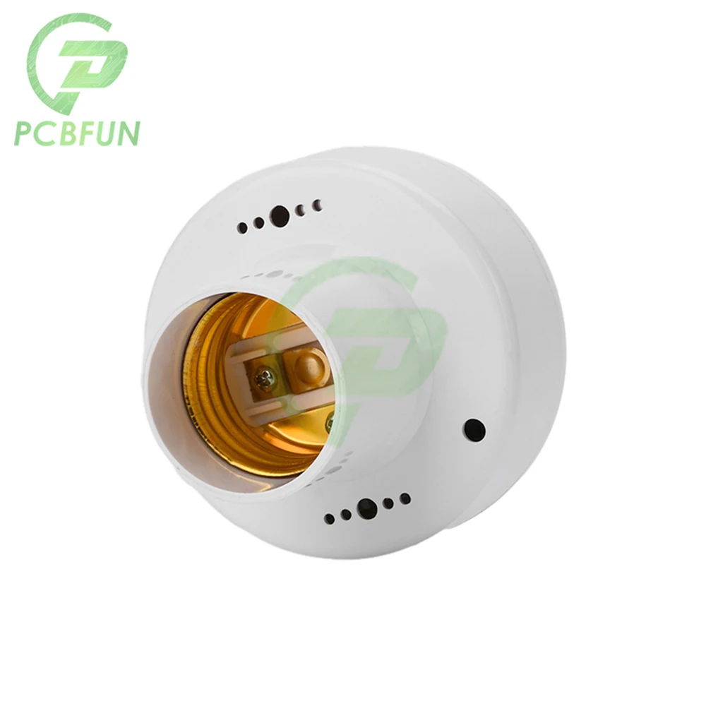 E27 умная Индукционная лампа адаптер для лампы держатель розетка цоколя датчик