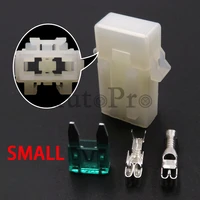 1 set car small inline fuse holders with terminal auto power connector mini blade type in line fuse holder