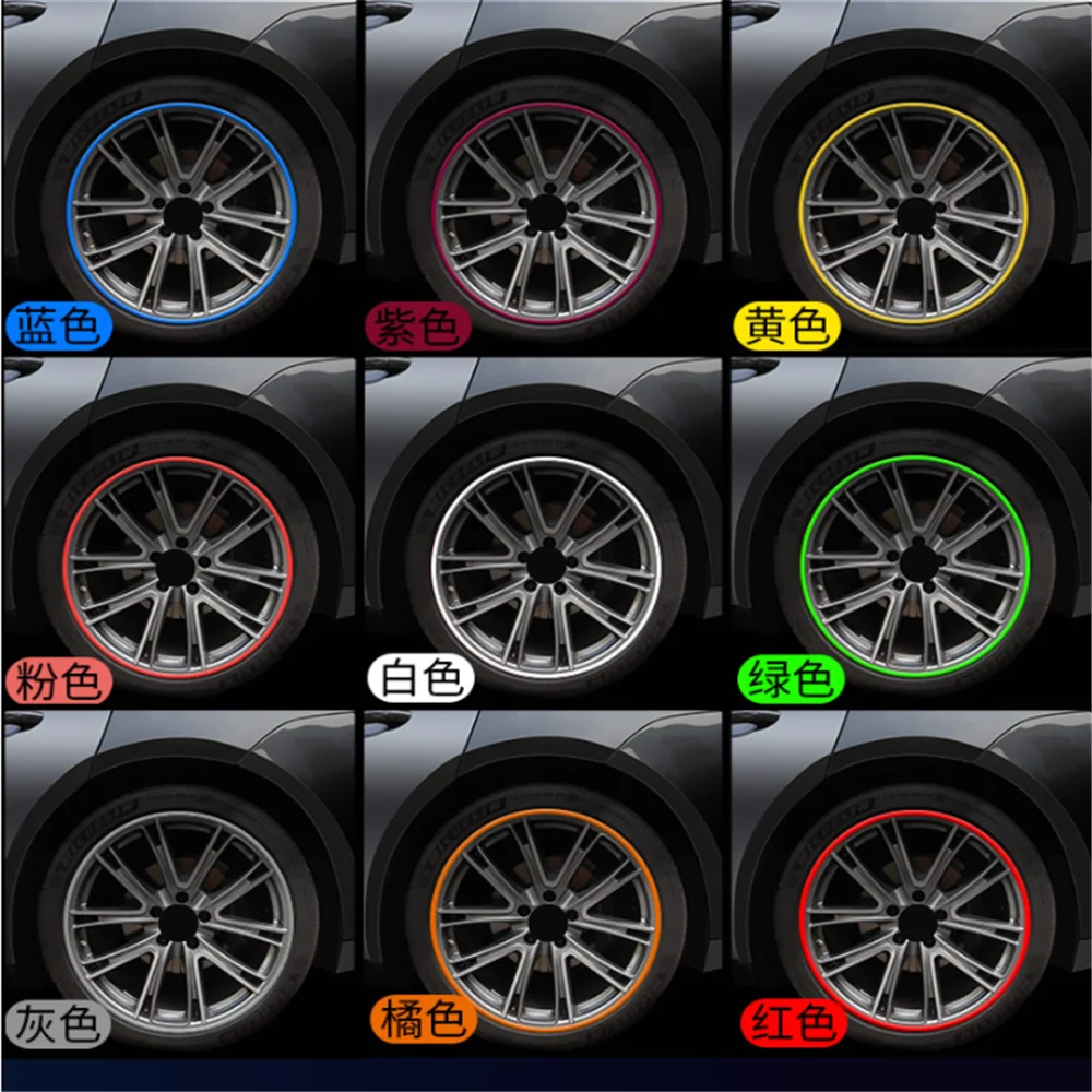 Car tire protection decorative strip for Porsche 911 918 Cayenne Macan Panamera Cayman Carrera Boxster