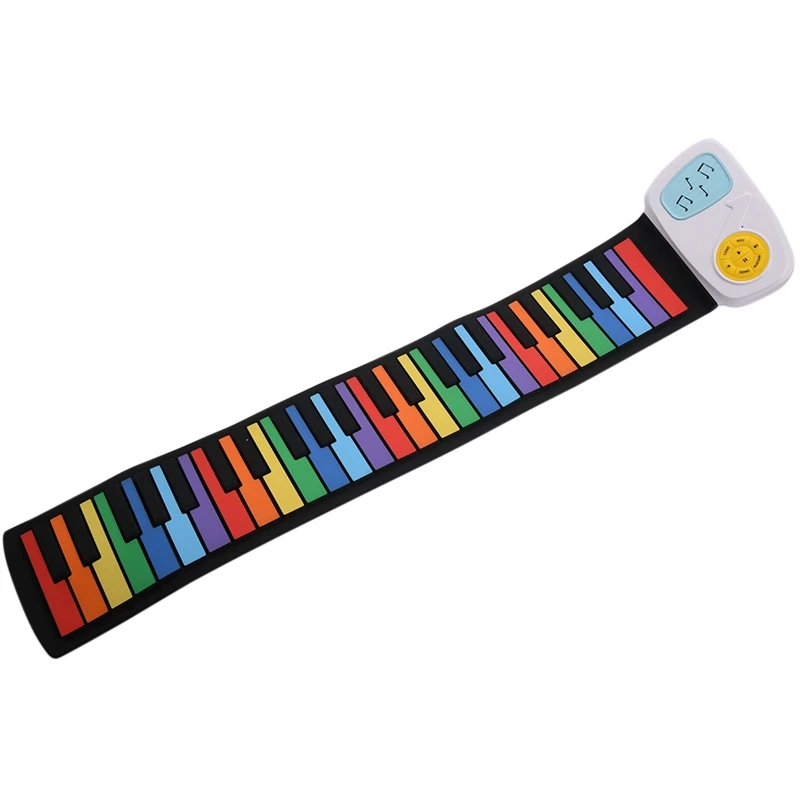 

Multi Style Portable 49 Keys Flexible Silicone Roll Up Piano Folding Electronic Keyboard For Children Student