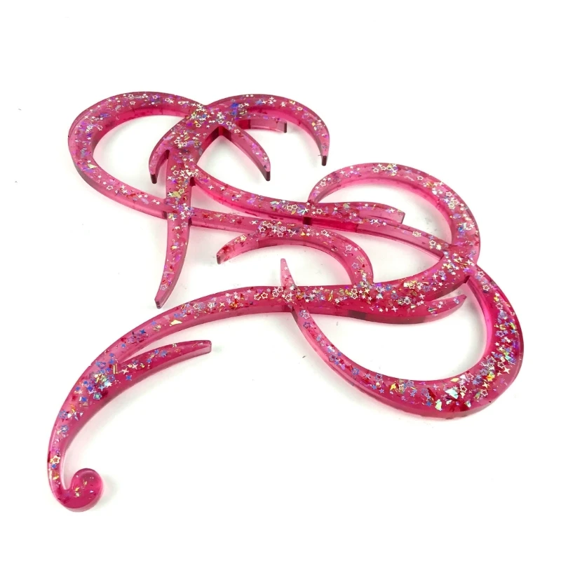 Полустереоскопические настенные украшения в форме сердца форма для клея