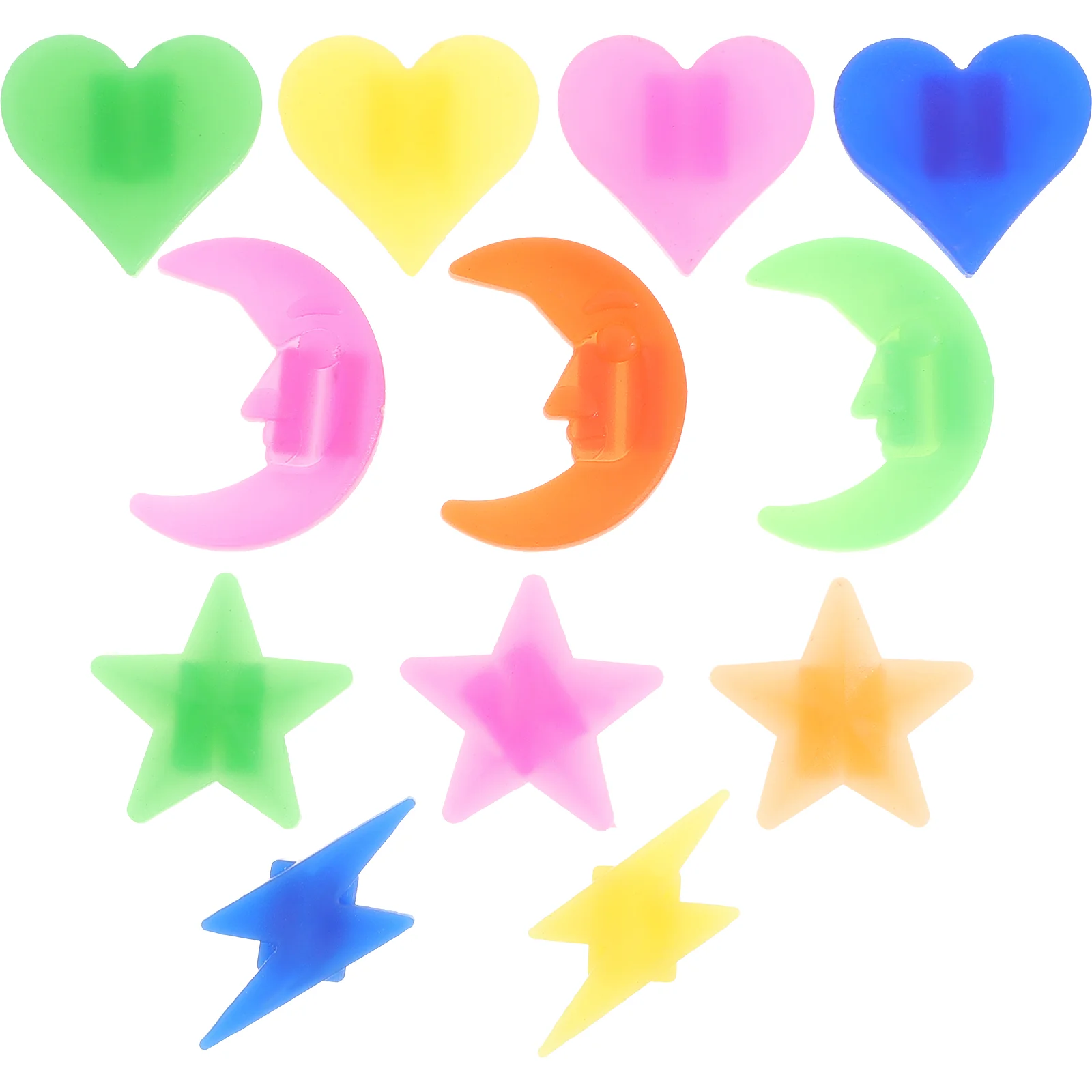 

Spoke Bike Beads Wheel Decorations Spokes Luminous Clip Round Kids Decoration Girls Boys Decor Glow The Dark Clips Bead Stars