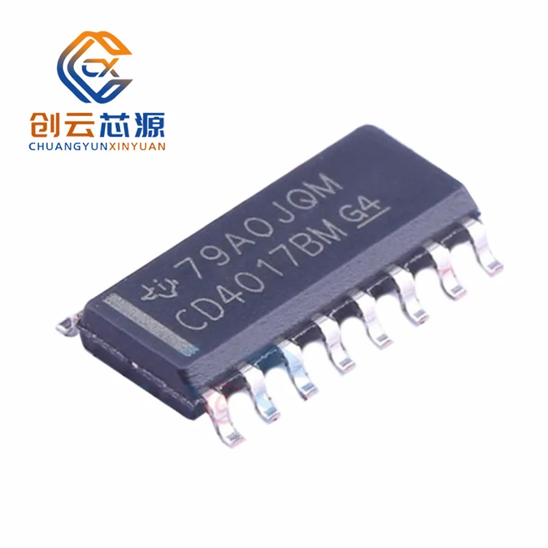 

10pcs New 100% Original CD4017BM96 Integrated Circuits Operational Amplifier Single Chip Microcomputer SOIC-16