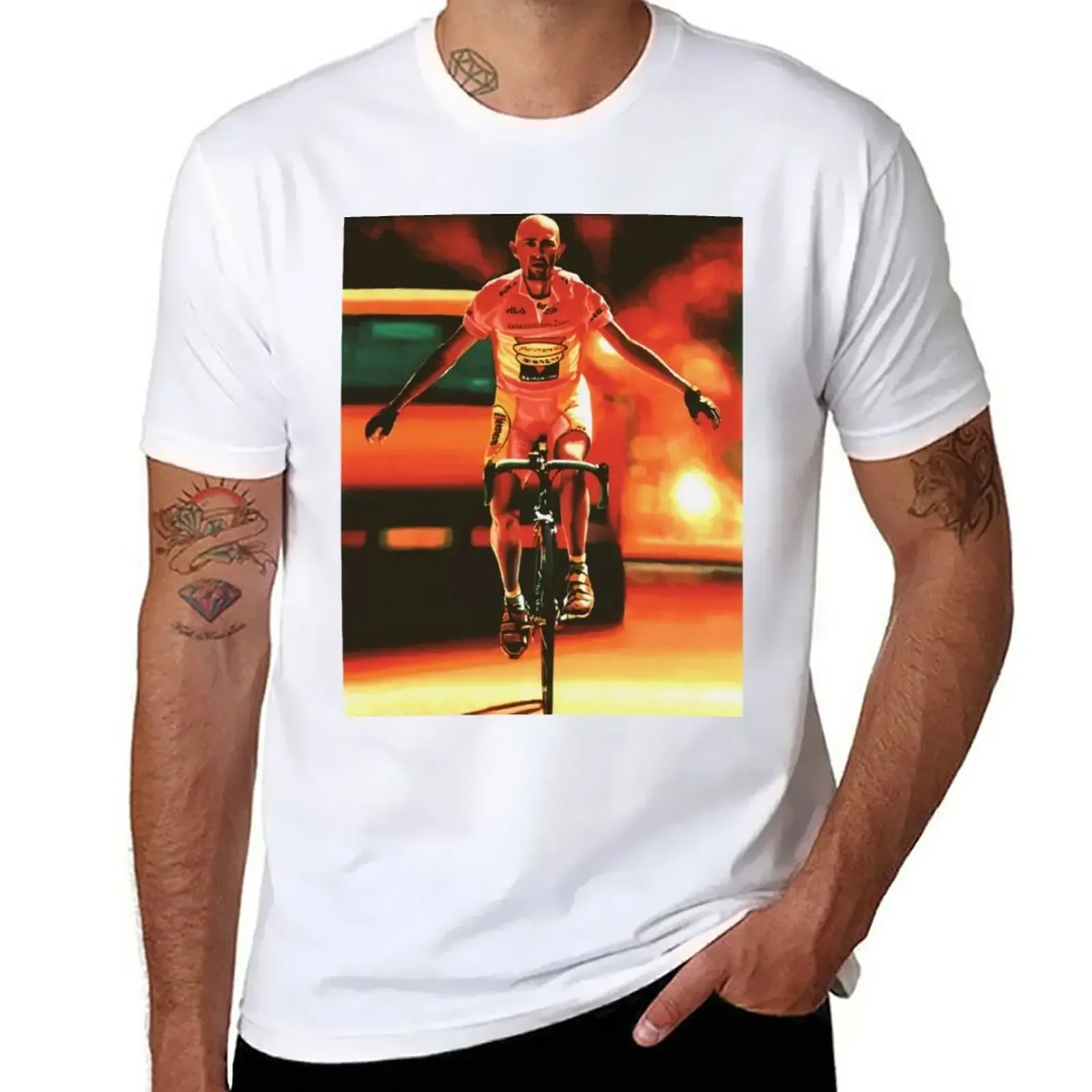 Marco Pantani футболка с картиной kawaii одежда корейская мода тяжелые мужские