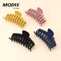 hot sale solid color claw clip large barrette crab hair claws bath clip ponytail clip for women girls hair accessories gifts 454