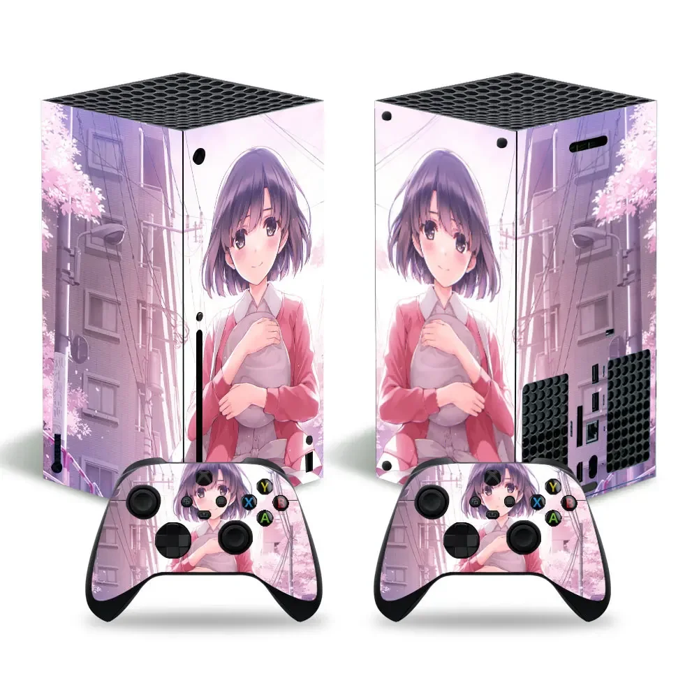 Наклейка-наклейка для консоли Xbox Series X и 2 контроллера