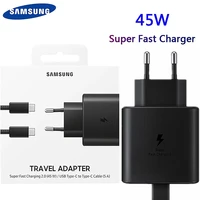 original samsung fast charger 45w fast type c adapter cable for samsung galaxy note 10 20 s20 plus s20 ultra s21 a71 a80 a91