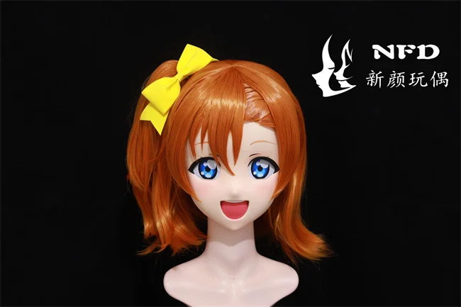 

(onoka Kousaka) Full head super sweet female resin crossdressing BJD Doll kig cosplay kigurumi mask
