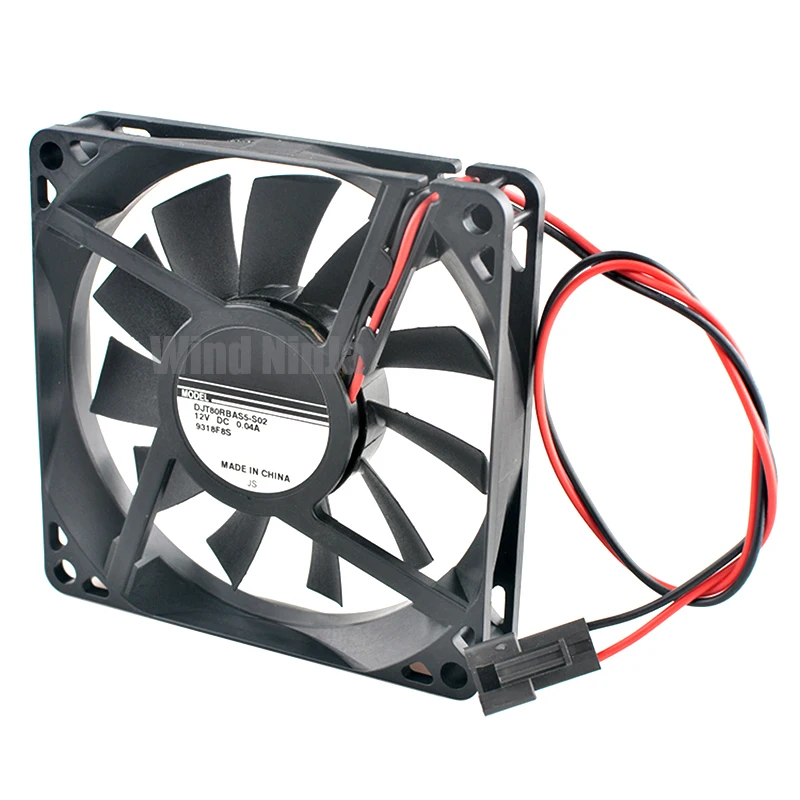 DJT80RBAS5-S02 8 см X 80 мм X 15 мм DC12V 0,04A Тихий охлаждающий вентилятор для холодильника Эффективное рассеивание тепла (art.: 3920cd2d40543) - 3920cd2d40543