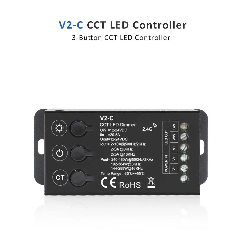 

RGB контроллер MJJCLED V2-C CCT