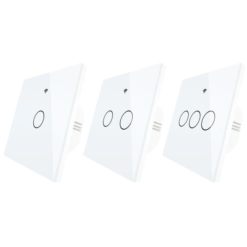 

Timing Setting Zigbee Smart Light Switch 2 Way Control Eu Tuya Touch Light Switch Two Wiring Methods Remote Control No Capacitor