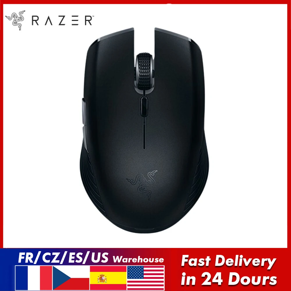 

Razer Atheris Wireless Mouse 2.4GHz+BT Dual-mode Connection 7200DPI Optical Sensor Adaptive Frequency Hopping Technology Black
