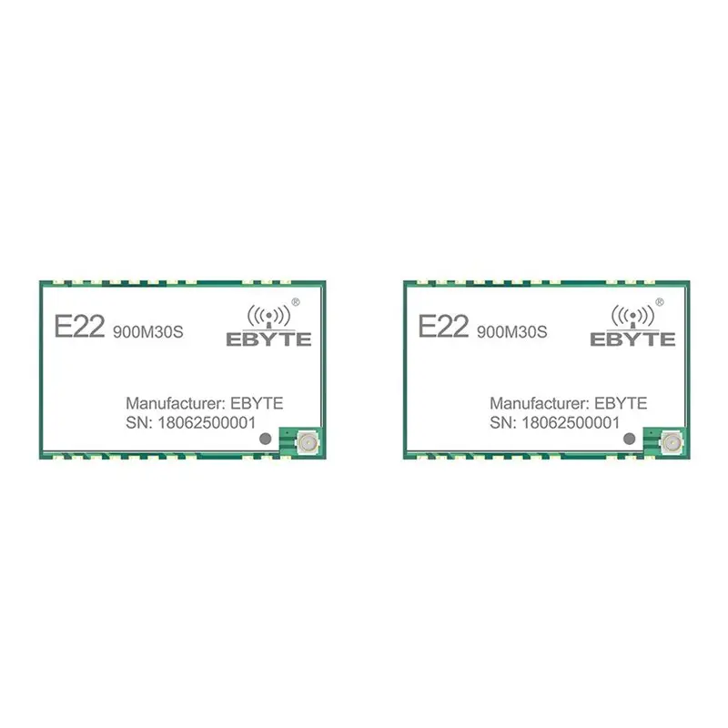 Фото 2X EBYTE SX1262 Lora Module 32Mhz High-Precision TCXO E22-900M30S 850-930Mhz 30Dbm 12Km SPI Interface Module Low Power №1