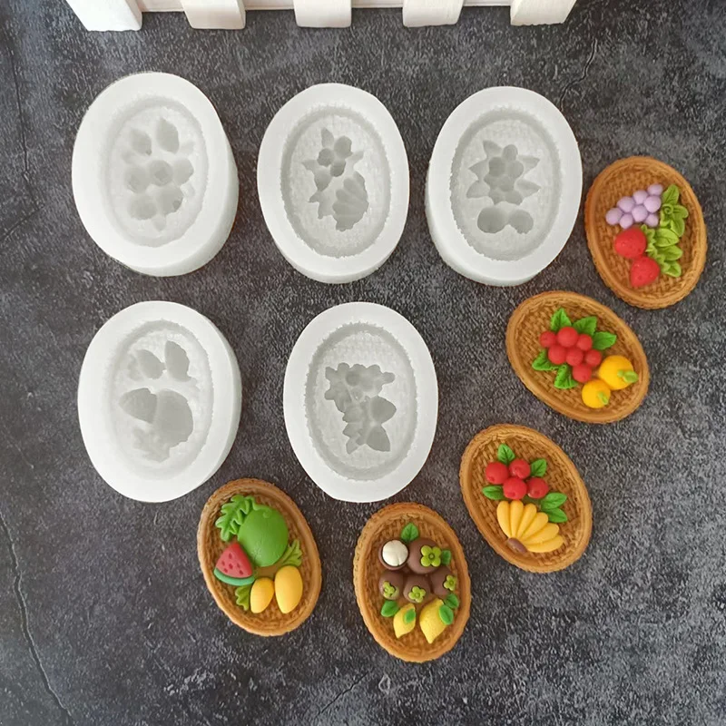 

Fruits Grapes Cherries Chocolate Silicone Candy Craft Molds Resin Tools Cupcake Baking Molds Fudge Cake Decorating Tools