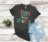 teaching future leaders teaching shirts teacher shirts tee for teachers y2k aesthetic goth tops graphic t shirts