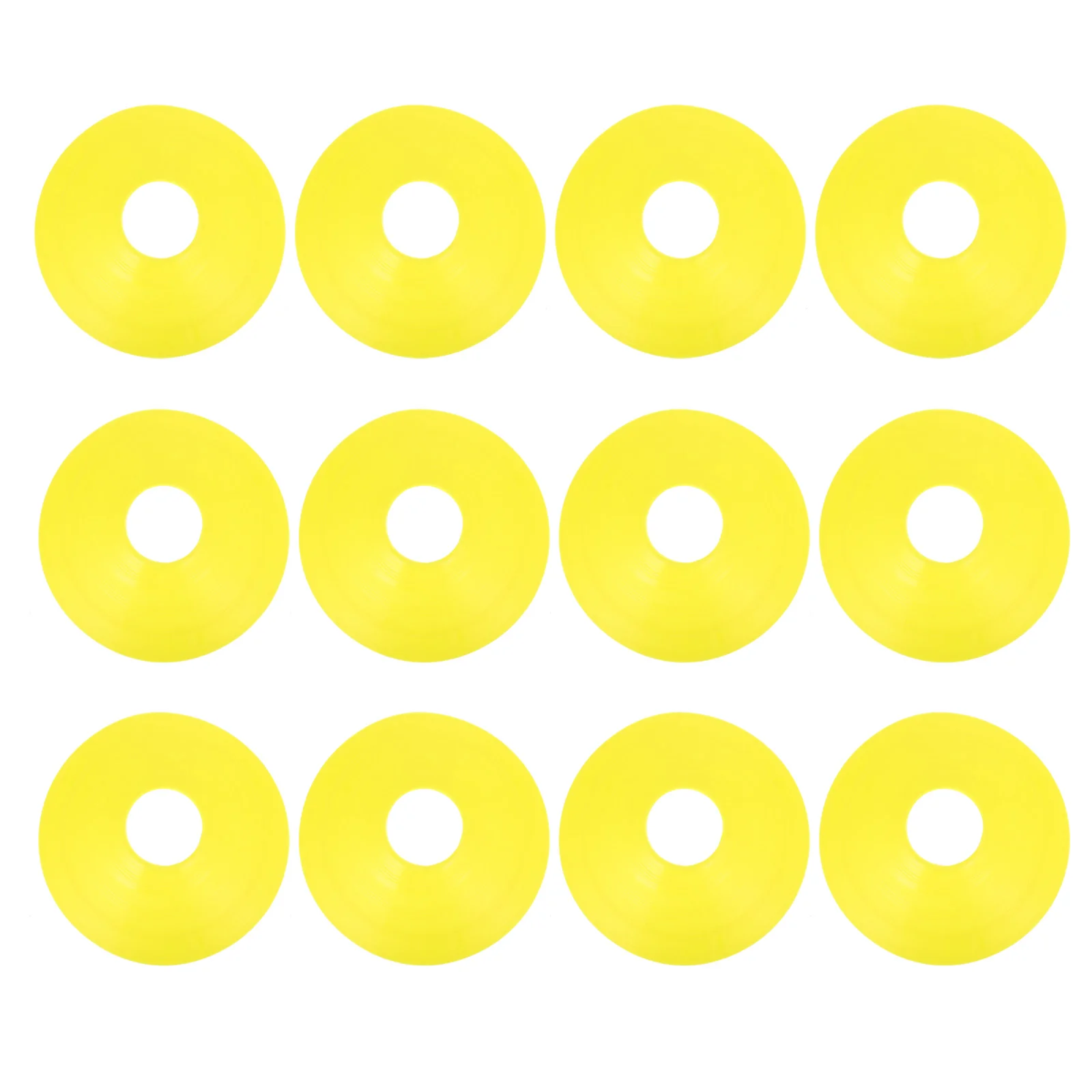 

12 Pcs Coaching Soccer Cones Mini Training Aid Basketball Items Football Marker Discs Kids Sports Agility Field