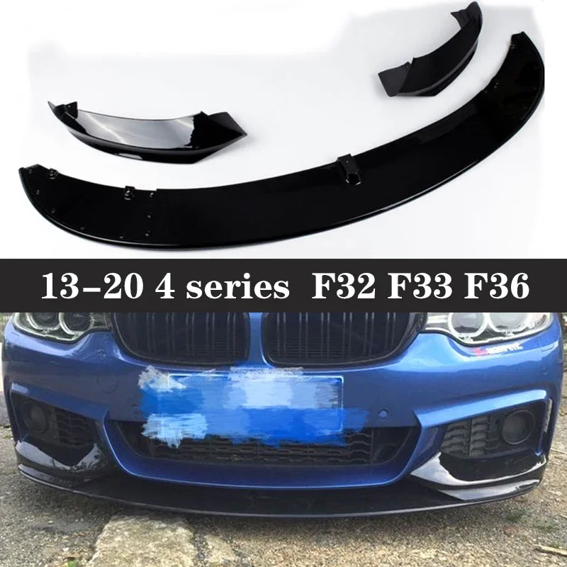 Передняя губа переднего бампера из углеродного волокна для BMW 4 серии F32 F33 F36 420i 430i
