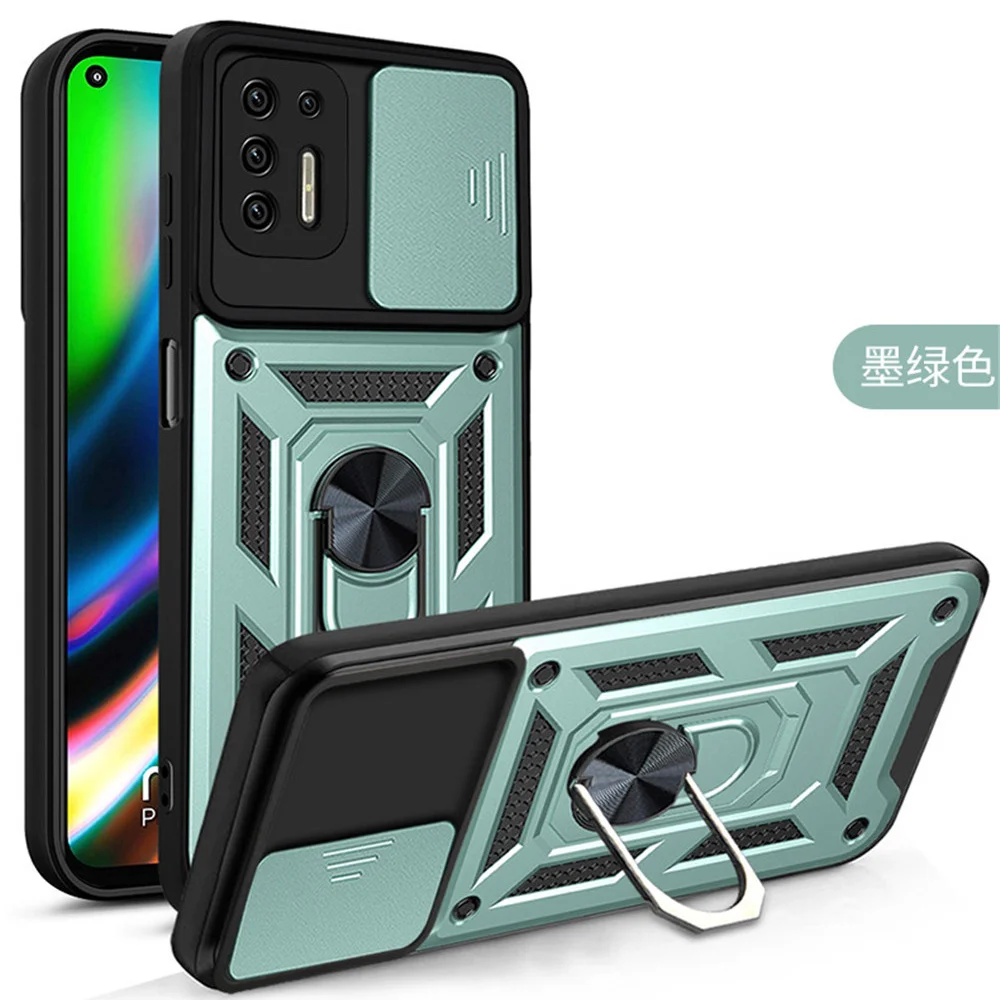 

Moto G9 Plus Camera protect case for Motorola G60 G30 G10 G100 Mate S Moto G POWER Stylus 2021 G9 Play Plus E7 Armor Ring Cover