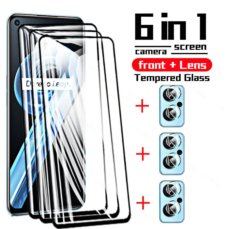 

For OPPO Realme 9i Glass for Realme 9i Tempered Glass Screen Protectors on Realme6 Pro 7 8 9Pro Plus 8s 8i 7i 6i 6s Lens Glass