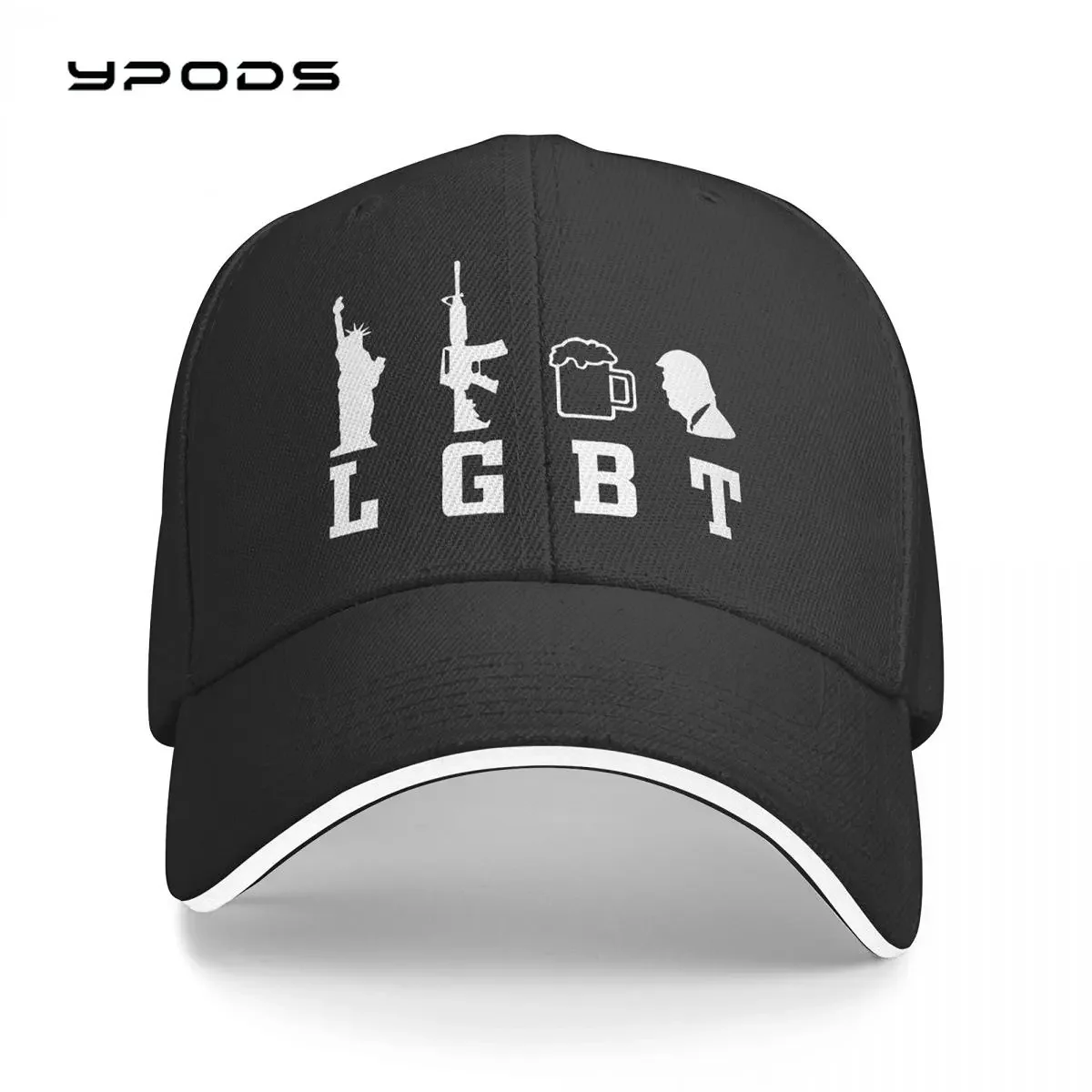 

Lgbt Liberty Guns Beer Donald Trump Baseball Hat Unisex Adjustable Baseball Caps Hats Valve for Men and Women