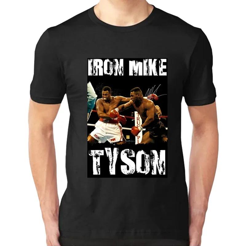 Футболка Iron Mike Tyson хлопковая мужская футболка с круглым вырезом и коротким