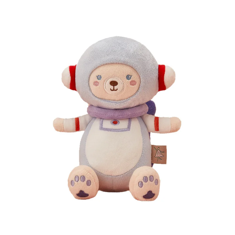 

Blue Astronaut Bear Toy Holiday Gift Home Decoration Baby Comfort