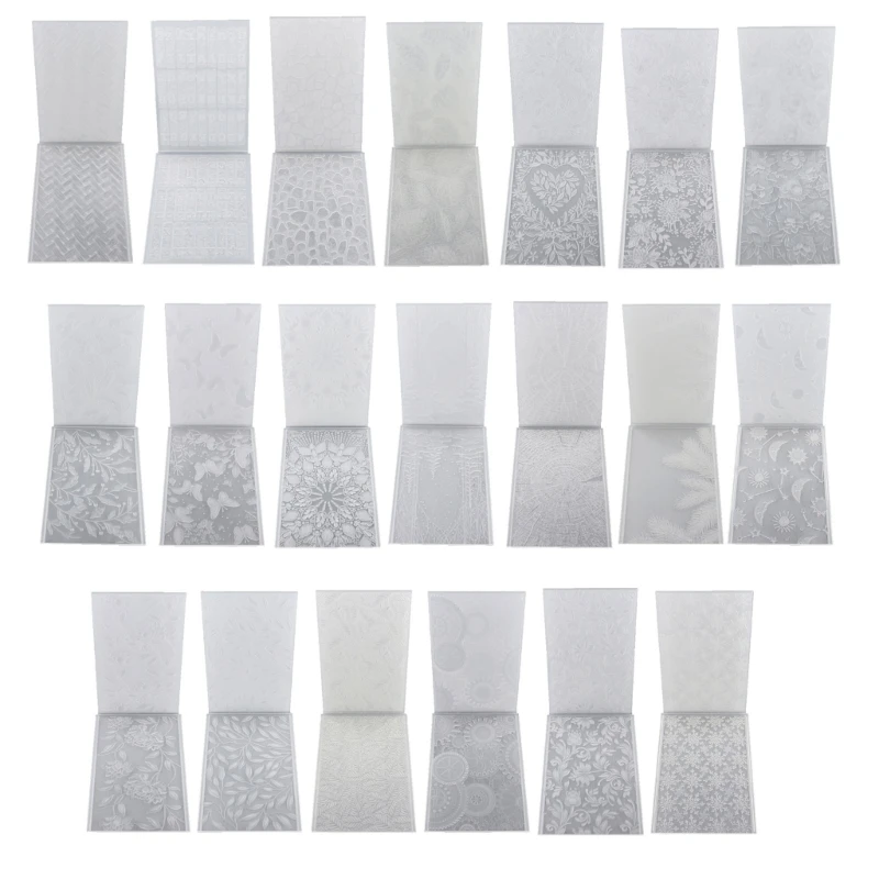 3D папка для тиснения с цветочной текстурой штамп трафарет тисненый коврик сделай