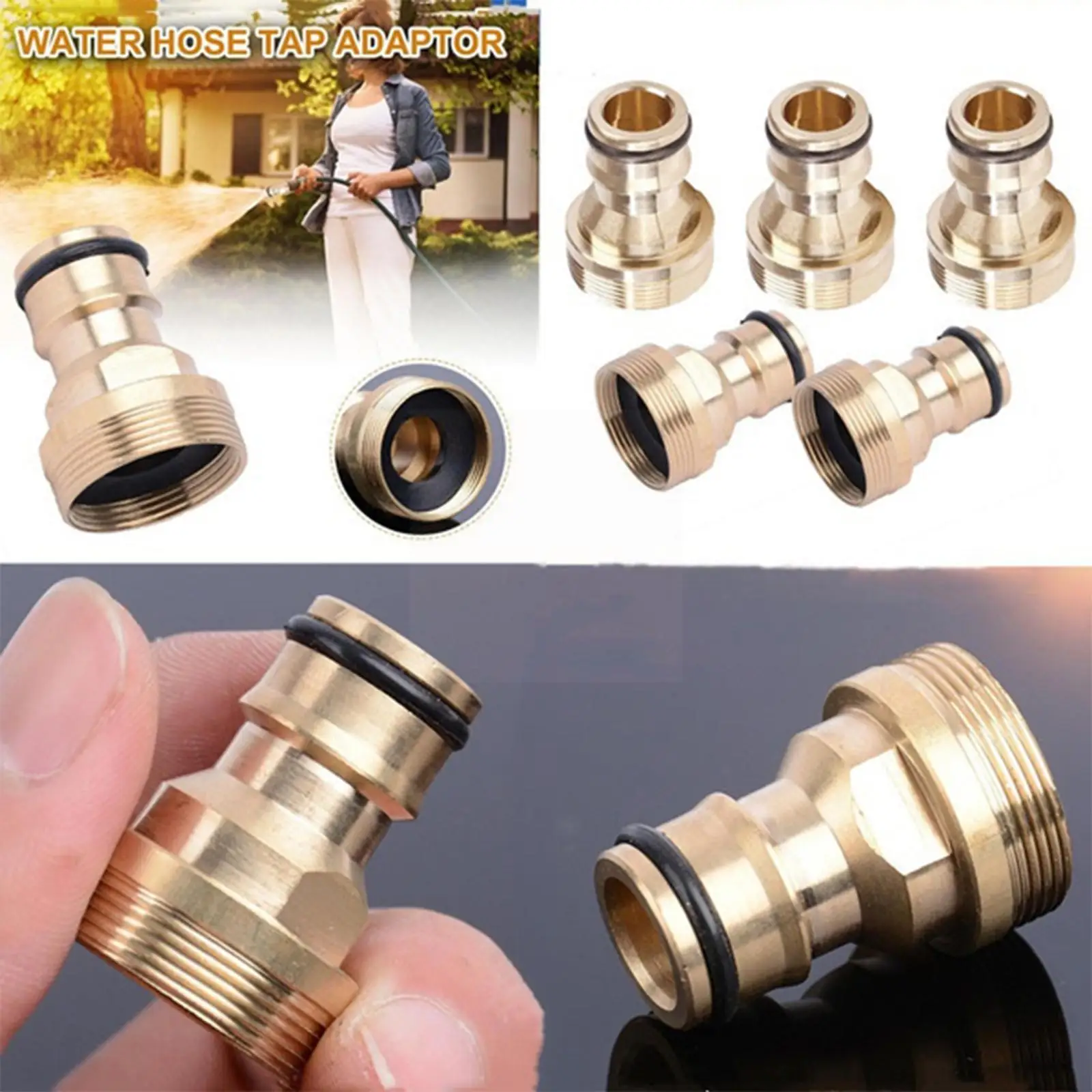 

Universal Adapters For Tap Kitchen Faucet Tap Connector Mixer Hose Adaptor Pipe Joiner Fitting Faucet Adapter B4O0