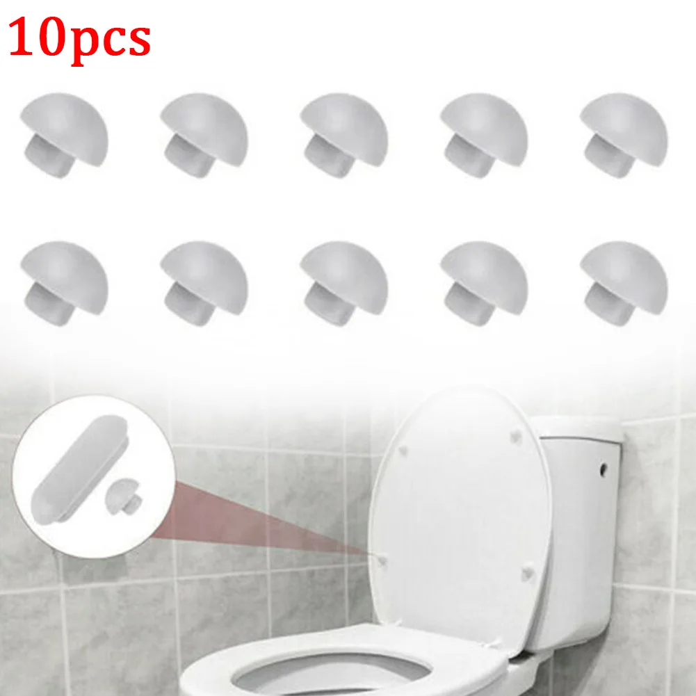 

10PC Toilet Lid Seat Cushion/top Cover Cushion Stop Bumper Brand New Toilet Seat Buffers Lid Accessories