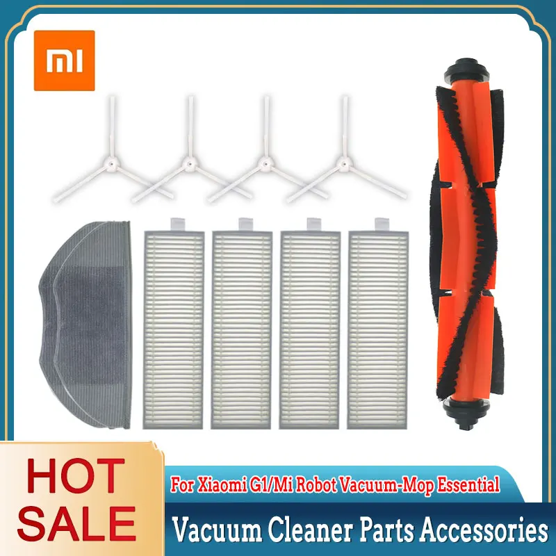 

HEPA Filter Main Side Brush Mop Cloths For Xiaomi G1 Mijia Robot Vacuum Cleaner Mi Robot Vacuum-mop Essential Spare Parts