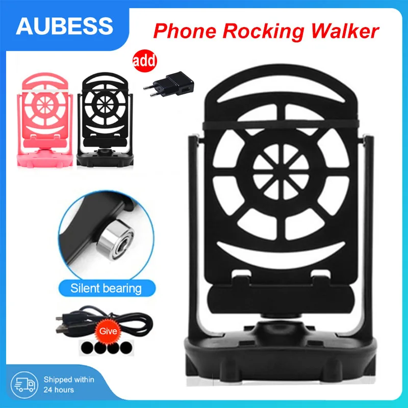 Automatic Swing Shake Phone Wiggler Device Record Step Artifact Motion Brush Step Pedometer Holder Accessories MobilePhone Stand