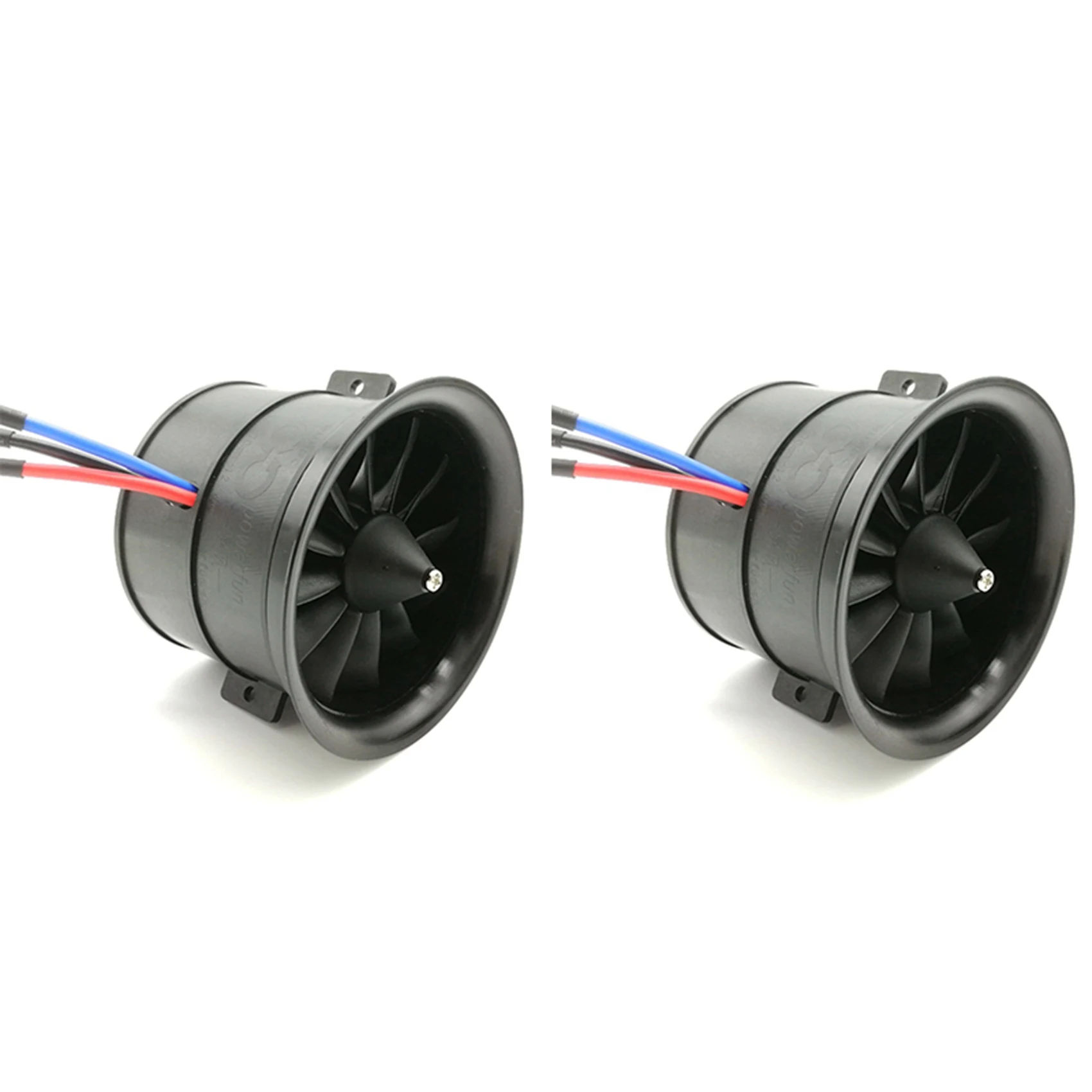 

2X POWERFUN 70mm 12 Blades Ducted Fan EDF Unit with 4S 3400KV Brushless Motor for RC Airplane