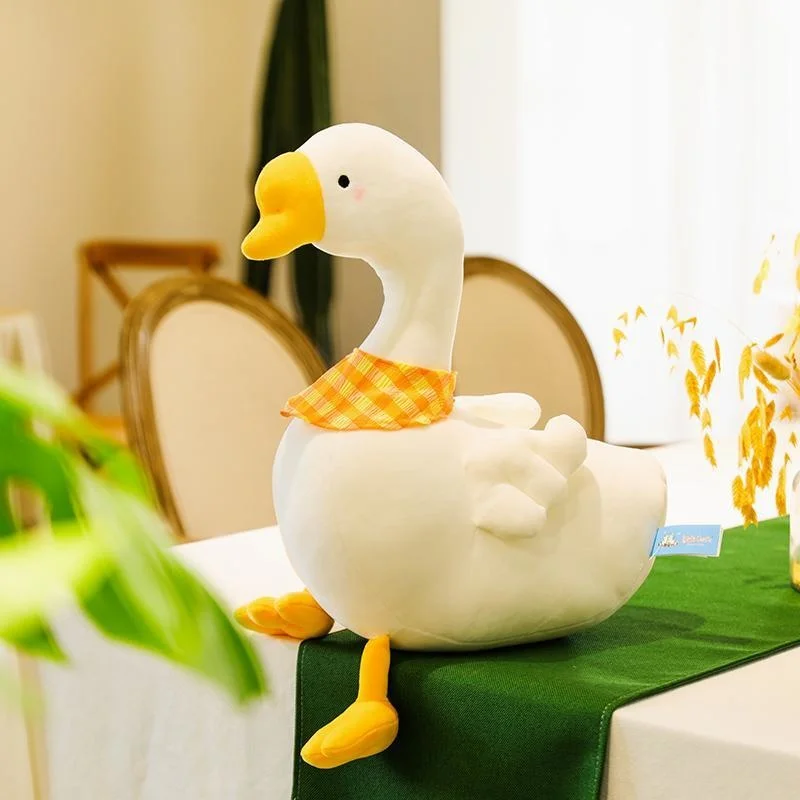 Большой белый гусиный цвет в стиле интернет-знаменитостей милый утенок для