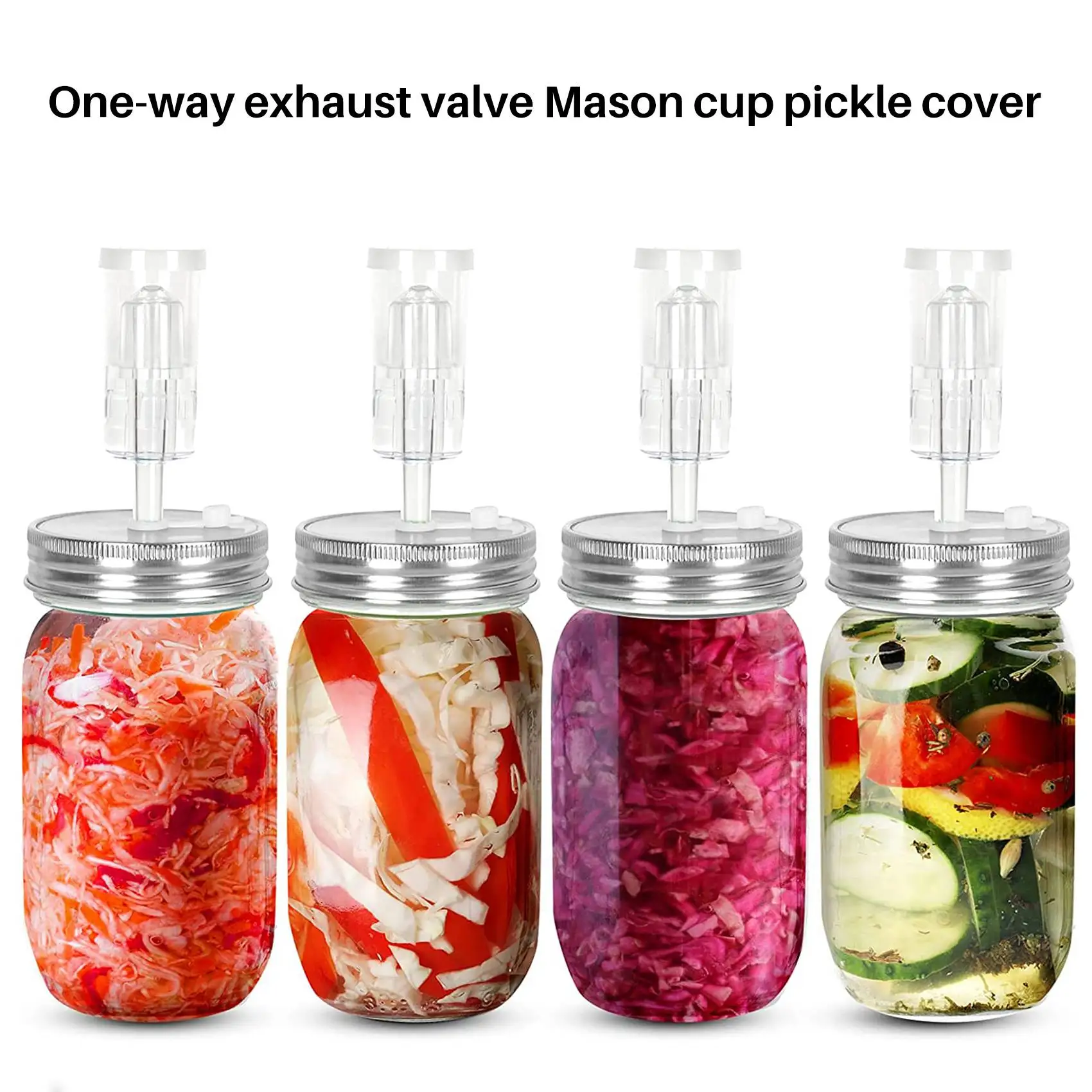 Крышка для ферментации воздушные шлюзы с широким горлышком крышки банок