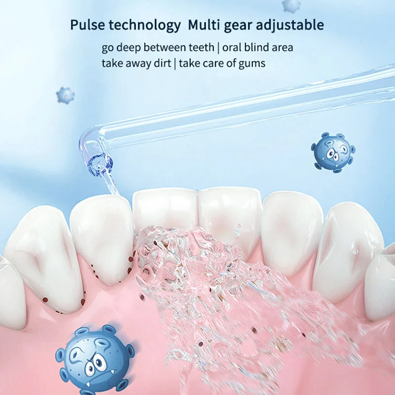 Electric Toothbrush Household Water Flosser Teeth Massage Calculus Removal Toothbrush Teeth Promote Gingival Blood Circulation enlarge