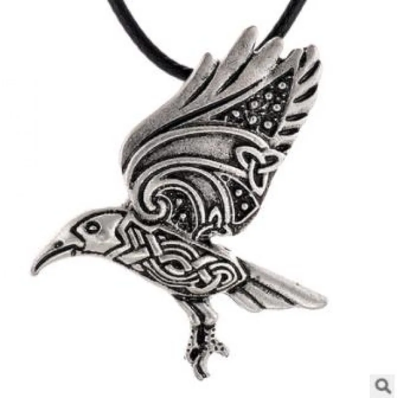 

Crow Bird Men's Necklace Animal Metal Titanium Steel Fashion Jewelry Creative Personality Punk Hip Hop Pendant Birthday Gift